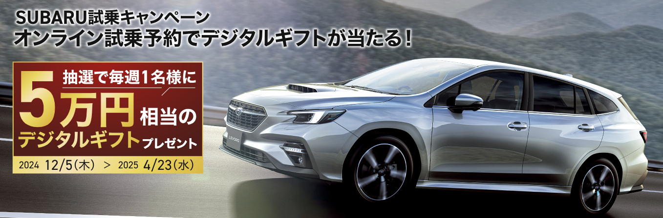 今月の車　スバル　画像